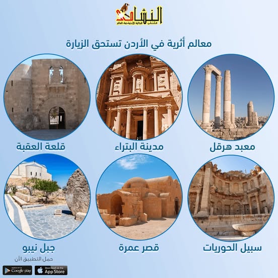 معالم أثرية في الاردن تستحق الزيارة